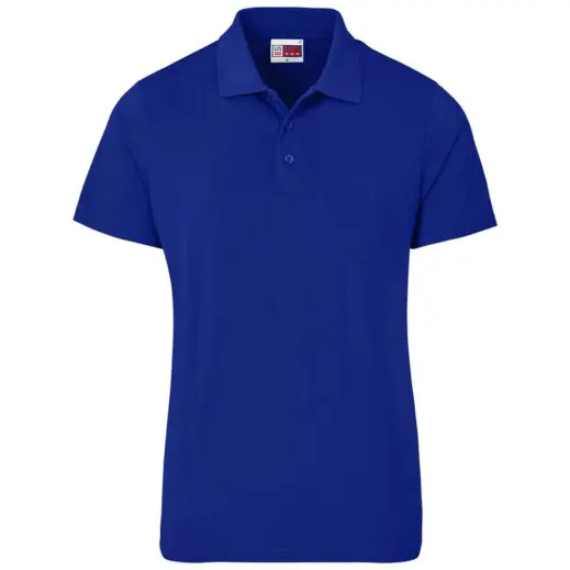 Mens Prima Stretch Golf Shirt Royal Front